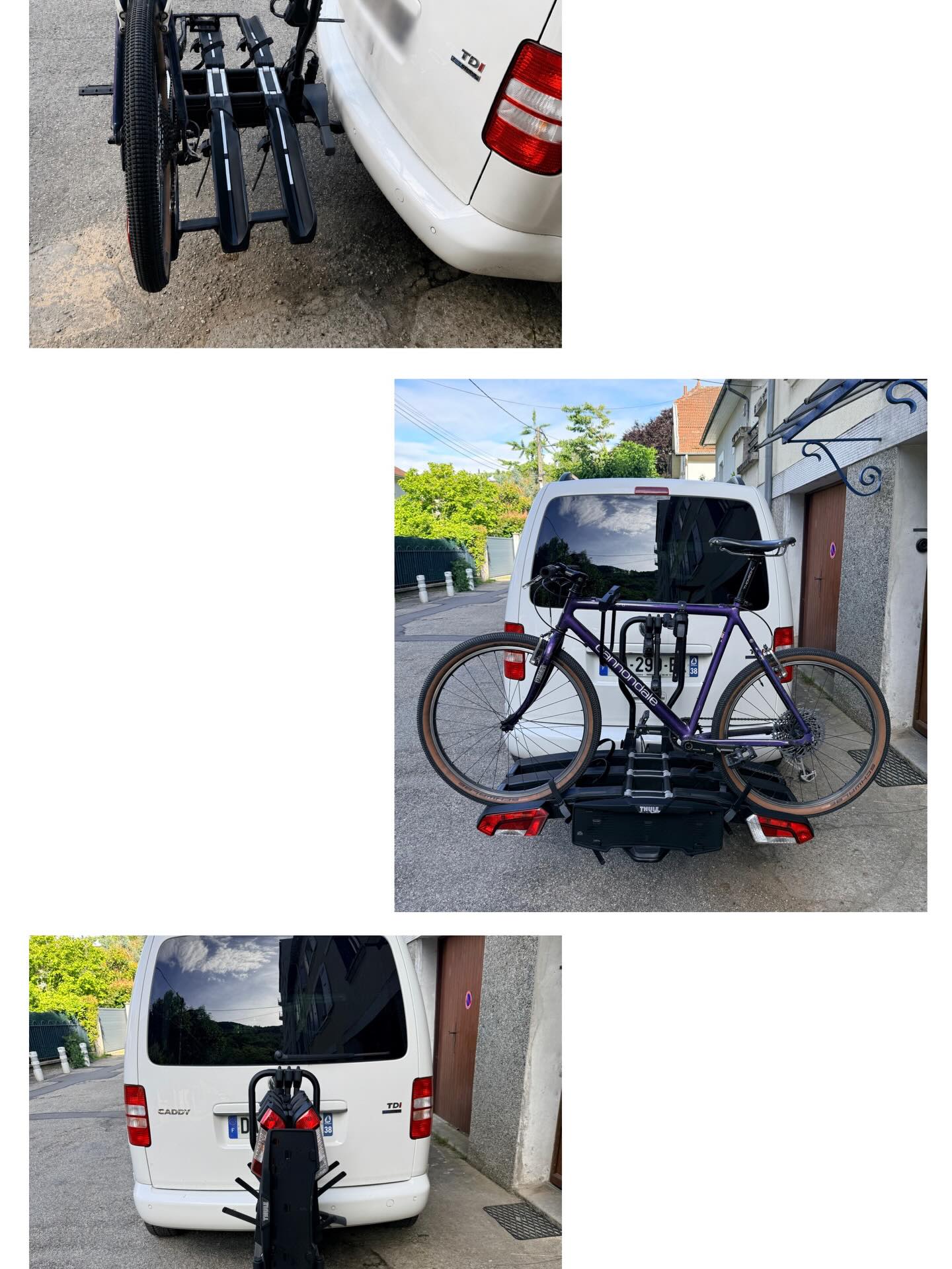 Porte-vélos d'attelage Thule grande capacité
